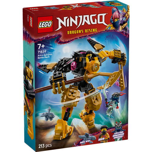 Kocke Lego Ninjago: Arinov bojni robotski oklep za Spinjitzu (71839)