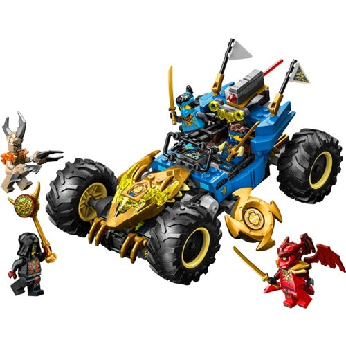 Kocke Lego Ninjago Jayev avtomobilček za preoblikovanje, 387 kock, od 8. let (71856)