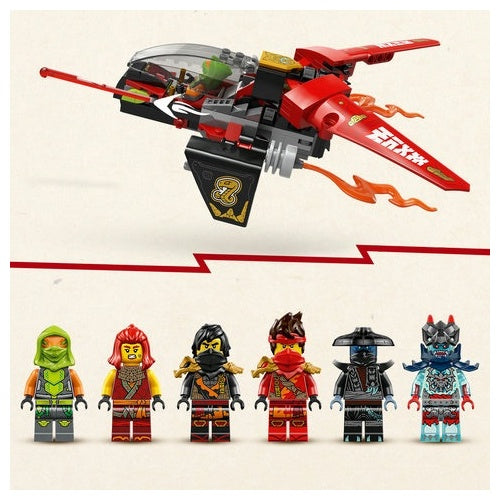 Kocke Lego Ninjago: Akcijski dirkalnik Ninja (71844)
