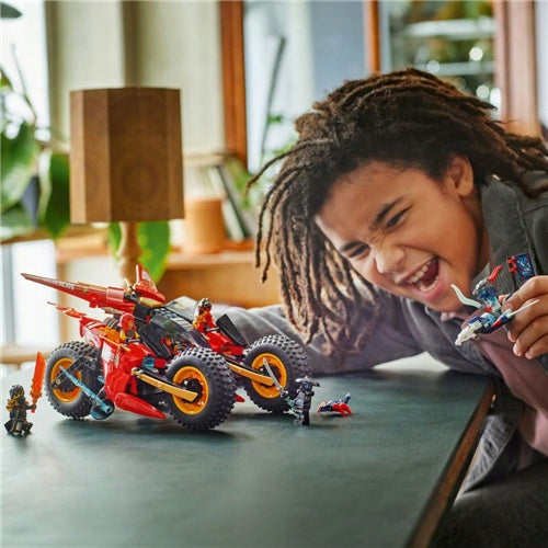 Kocke Lego Ninjago: Akcijski dirkalnik Ninja (71844)