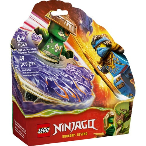 Kocke Lego Ninjago Nya proti Elemenatrnem spinnerju, od 6. let, 49 kos (71849)
