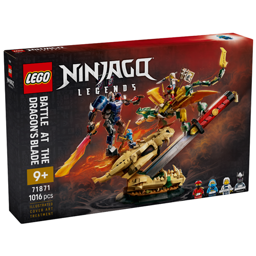 Kocke Lego Ninjago: Spopad na zmajevem rezilu, 1016 kos, od 9. let (71871)