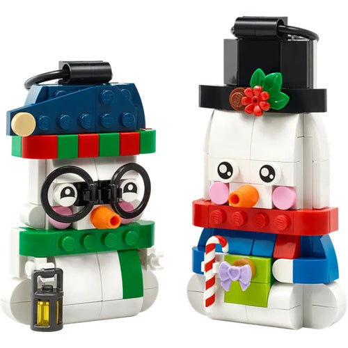Lego bricks: Seasonal decorative snowmen, 168 pieces, ages 6 and up (40812)