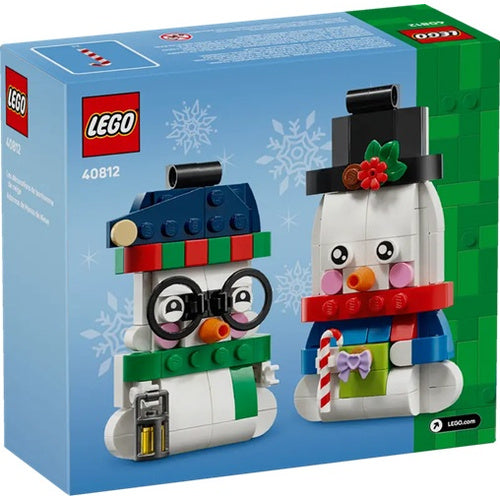 Lego bricks: Seasonal decorative snowmen, 168 pieces, ages 6 and up (40812)