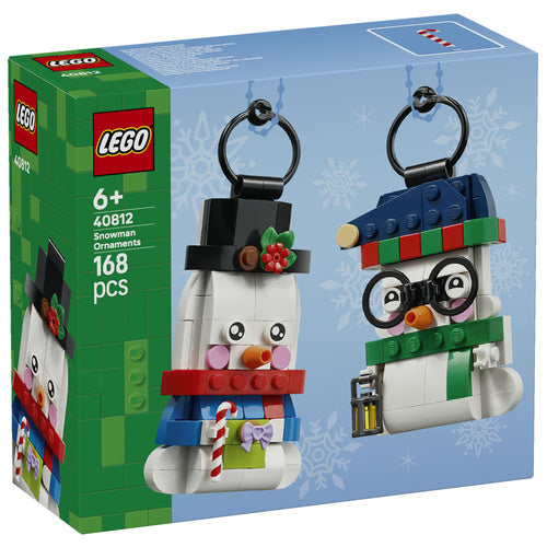 Lego bricks: Seasonal decorative snowmen, 168 pieces, ages 6 and up (40812)