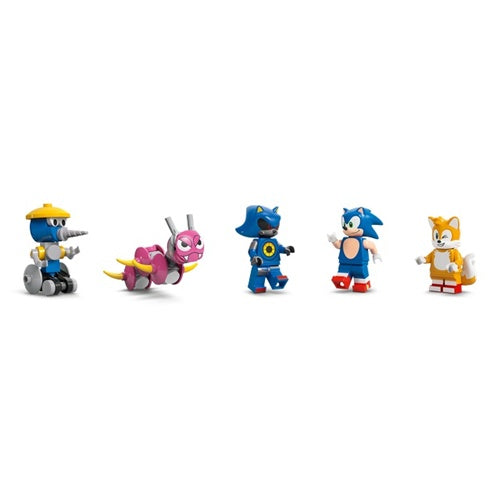 Kocke Lego Sonic: Poveljniški tovornjak ekipe Sonic (77006), 747 kock, od 8. let