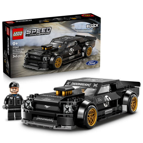 Lego Speed Champions: Ken Blocks 1965 Ford Mustang V1, 345 pcs, from 9 years (77262)
