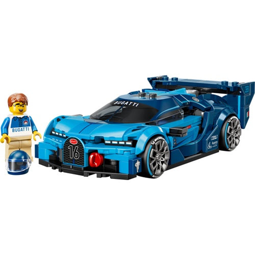 Lego Speed Champions Bugatti Vision GT hyper sports car, 284 pieces, ages 9 and up (77253)