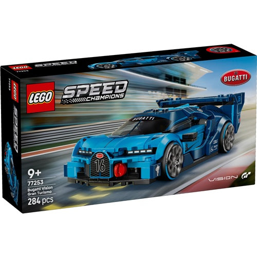 Lego Speed Champions Bugatti Vision GT hyper sports car, 284 pieces, ages 9 and up (77253)