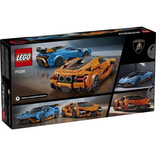Kocke Lego Speed Champions: Lamborghini Revuelto in Huracán STO (77238), 607 kock, od 10. let