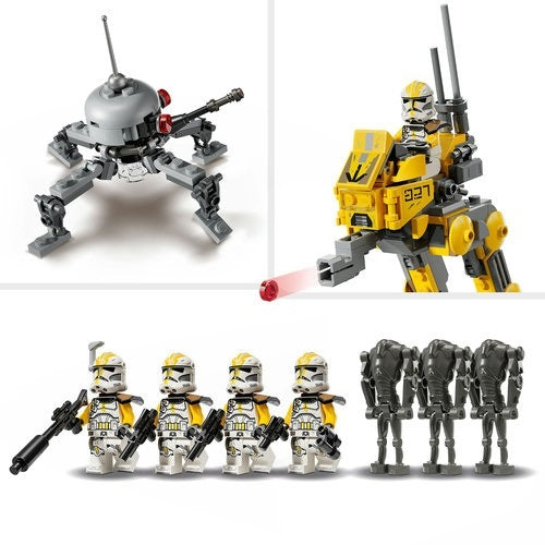 Kocke Lego Star Wars: Bojni paket klonskih bojevnikov 327. legije Star Corps (75431), 258 kock, od 7. let
