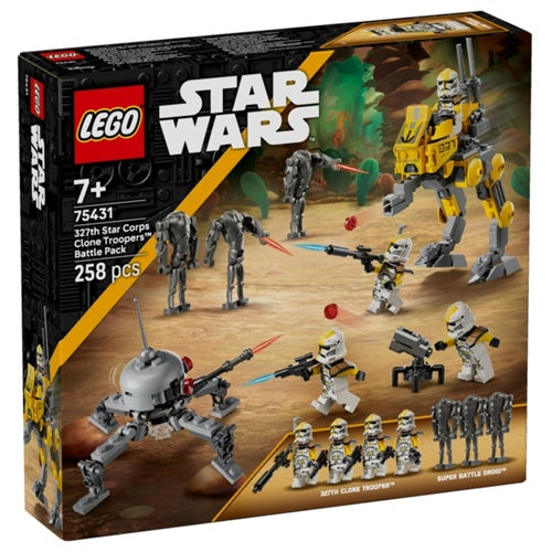 Kocke Lego Star Wars: Bojni paket klonskih bojevnikov 327. legije Star Corps (75431), 258 kock, od 7. let