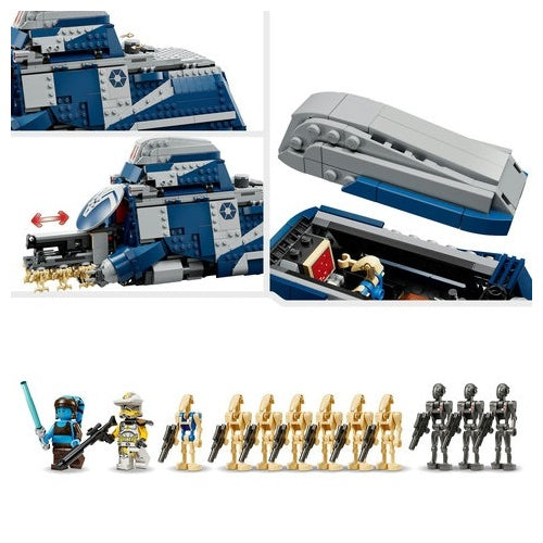 Kocke Lego Star Wars separatistični MTT v bitki pri Feluciji 75435, 976 kock, od 9. let