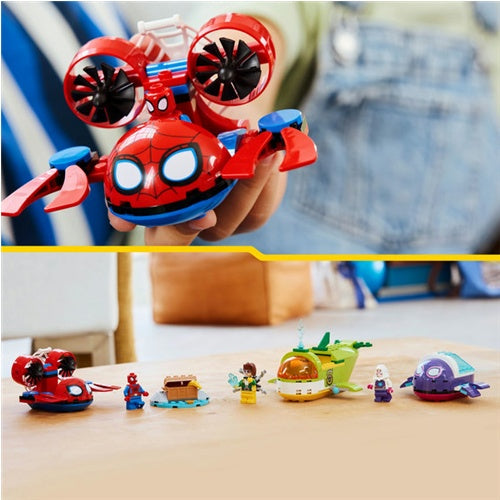 Kocke Lego Super Heroes Marvel Spidey in njegovi super prijatelji Spidey: Podvodna vozila, 154 kock, od 4. let (11207)