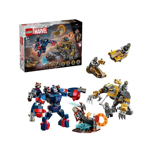 Kocke Lego® Super Heroes: Maščevalci: Zaključek Thor proti Chitauriju (76322), 373 kock, od 8. let