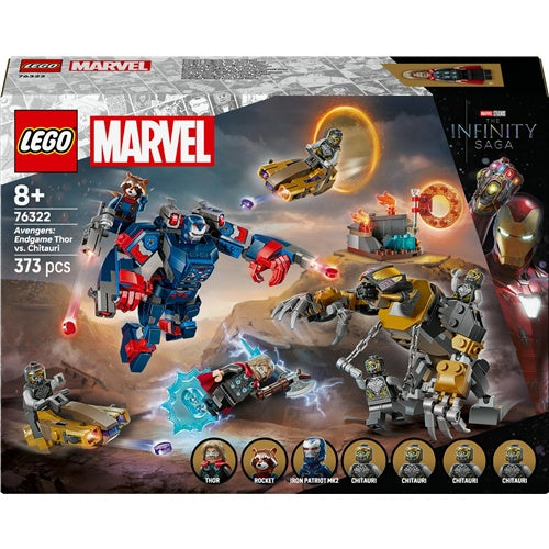 Kocke Lego® Super Heroes: Maščevalci: Zaključek Thor proti Chitauriju (76322), 373 kock, od 8. let