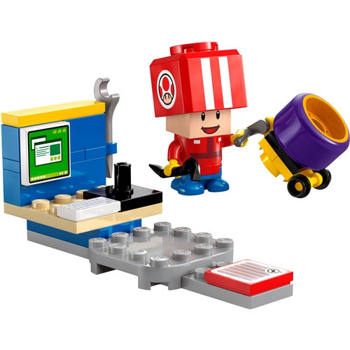 Kocke Lego Super Mario: Mario Kart™ – Toad (Pit Crew) (30702)