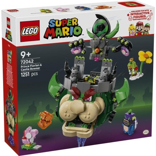 Kocke Lego Super Martio Kart: Prince Florian & Castle Bowser (72042), 1251 kock, od 9. let