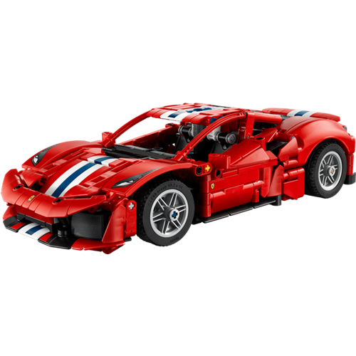 Lego Technic Ferrari 488 PISTA car, 882 pieces, ages 9 and up (42235)