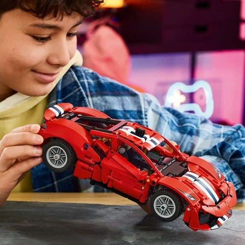 Lego Technic Ferrari 488 PISTA car, 882 pieces, ages 9 and up (42235)