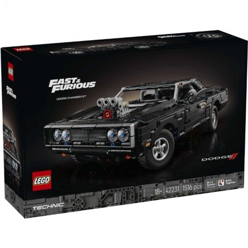 Kocke Lego Technic Hitri in drzni avtomobil Dodge Charger R/T, 1516 kos, od 18. let (42231)