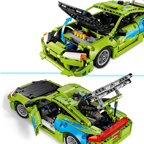 Kocke Lego Technic: Hitri in drzni Mitsubishi Eclipse, 827 kos, od 14. let (42229)