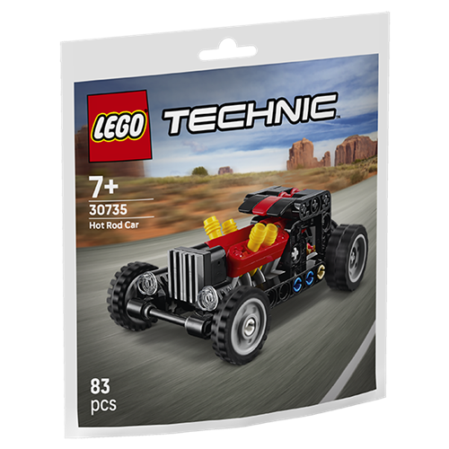 Lego Technic Hot Rod Car (polymer bag) 83 bricks, ages 7 and up (30735)