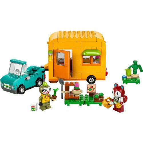 Kocke Lego Animal Crossing: Leif s svojo prikolico in vrtnarsko trgovino (77054)