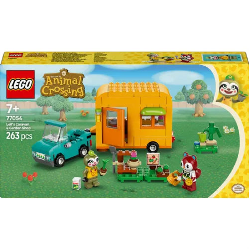 Kocke Lego Animal Crossing: Leif s svojo prikolico in vrtnarsko trgovino (77054)
