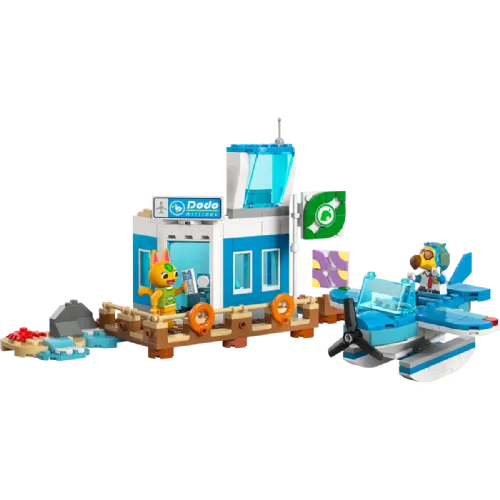 Kocke Lego® Animal Crossing™: Leti z letalsko družbo Dodo Airlines (77051)