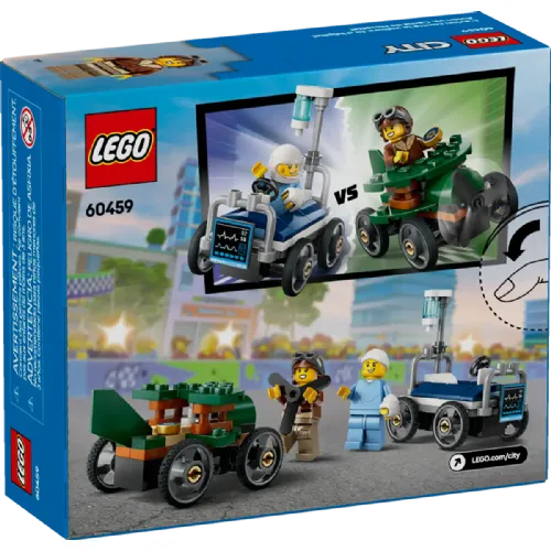 Kocke Lego City: Paket dirkalnih vozil letalo proti bolniški postelji (60459)