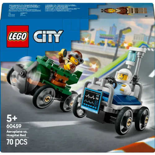 Kocke Lego City: Paket dirkalnih vozil letalo proti bolniški postelji (60459)