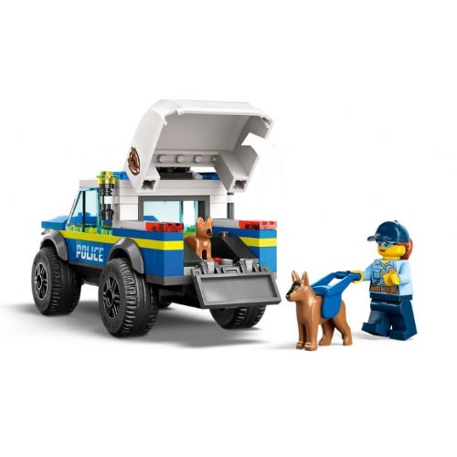 Kocke Lego® City: Pasje usposabljanje pri mobilni policiji (60369)