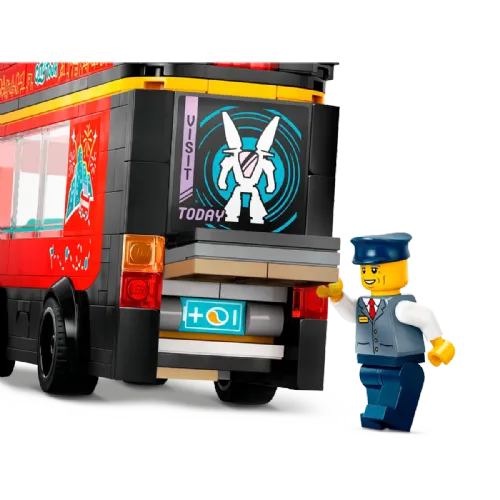Kocke Lego City: Rdeči dvonadstropni turistični avtobus (60407)