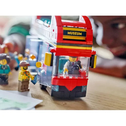 Kocke Lego City: Rdeči dvonadstropni turistični avtobus (60407)