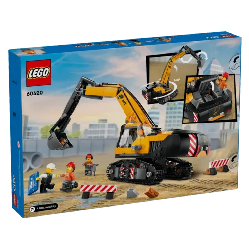 Kocke Lego City: Rumeni gradbeni bager (60420)