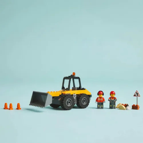 Kocke Lego City: Rumeni gradbeni nakladalnik s kolesi (60450)