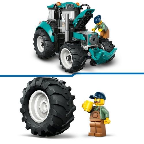 Kocke Lego City Tractor, 204 kos, od 6. let 60498