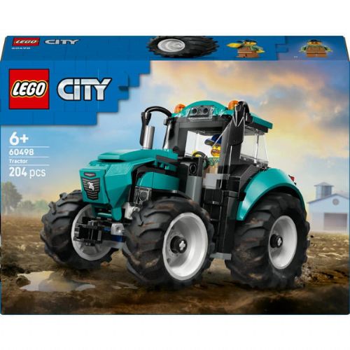 Kocke Lego City Tractor, 204 kos, od 6. let 60498