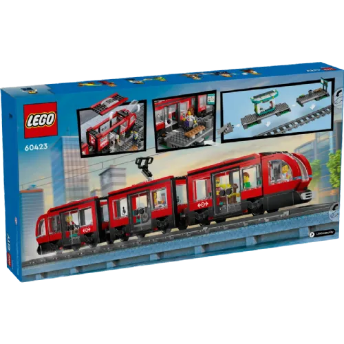 Kocke Lego® City: Tramvaj s postajo (60423)