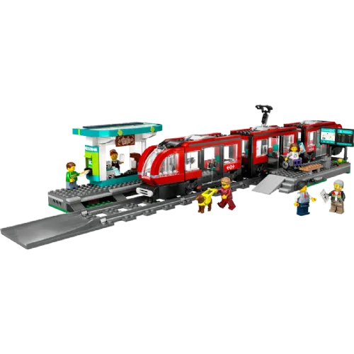 Kocke Lego® City: Tramvaj s postajo (60423)
