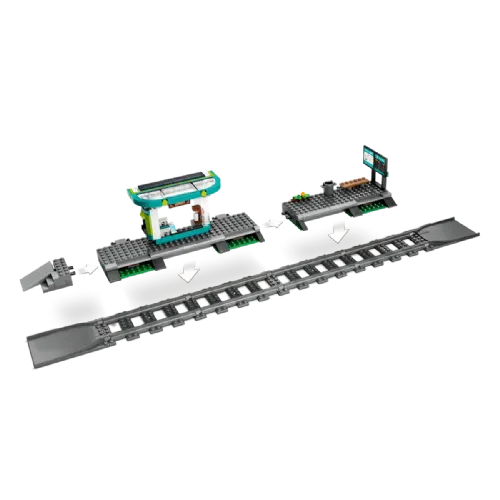 Kocke Lego® City: Tramvaj s postajo (60423)