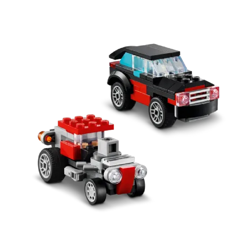 Kocke Lego® Creator 3in1 Ploščadni tovornjak s helikopterjem (31146)