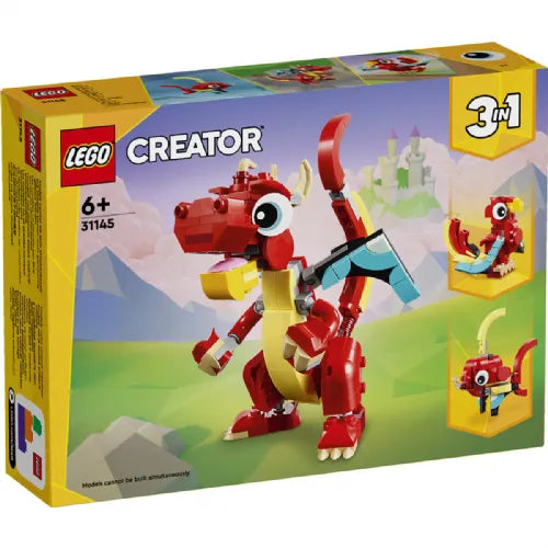 Kocke Lego® Creator 3in1 Rdeči zmaj (31145)