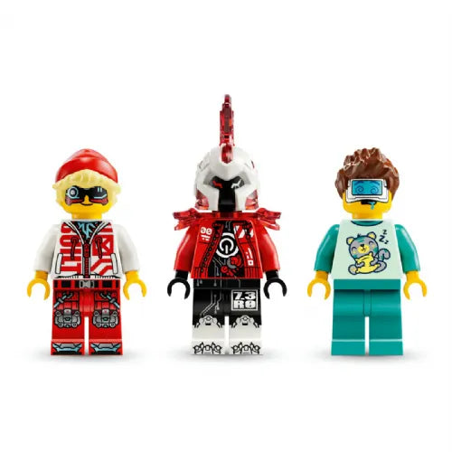 Kocke Lego Dreamzzz: Cooperjev robotski oklep tigra in Zerojev dirkalnik Hot Rod (71497)