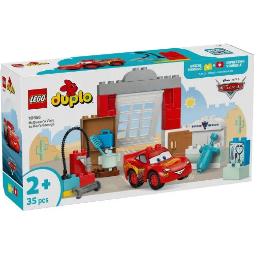 Kocke Lego Duplo Disney: McQueen in njegov obisk v Docovi delavnici (10456)