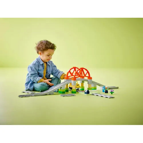 Kocke Lego: Duplo – Razširitveni komplet železniški most in tiri (10426)