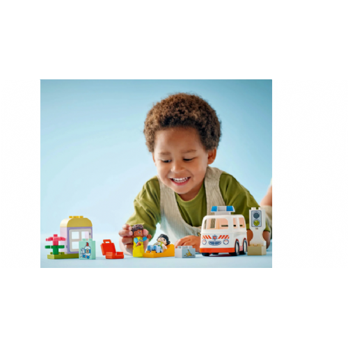 Kocke Lego Duplo: Rešilni avto in voznik (10447)