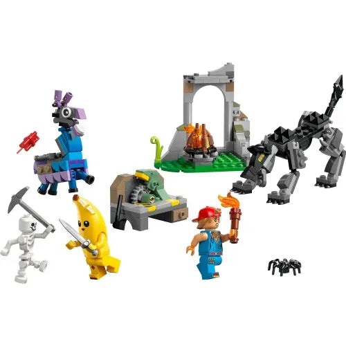 Kocke Lego Fortnite: Šalijev tabor in umetnik vžigalnih svečk (77075)