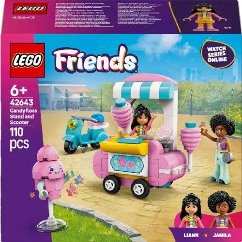 Kocke Lego Friends: Stojnica s sladkorno peno in skuter (42643)